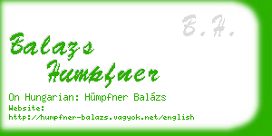 balazs humpfner business card